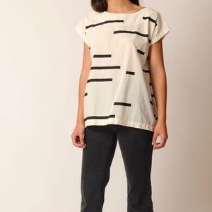 UZI NYC Brooklyn Striped Tunic